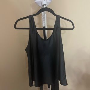 BNWT Victoria Secret Black Satin Tank Top
